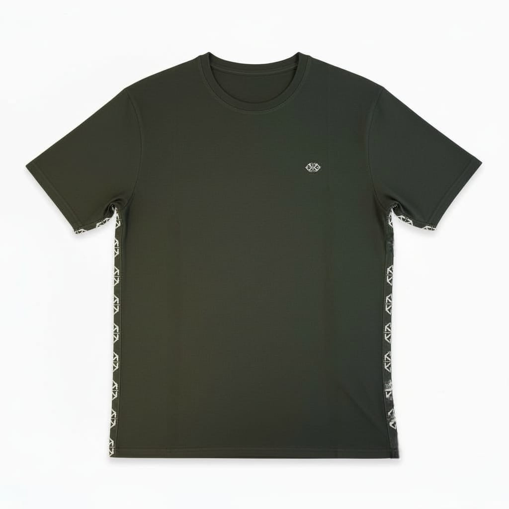 T-shirt à bande logo