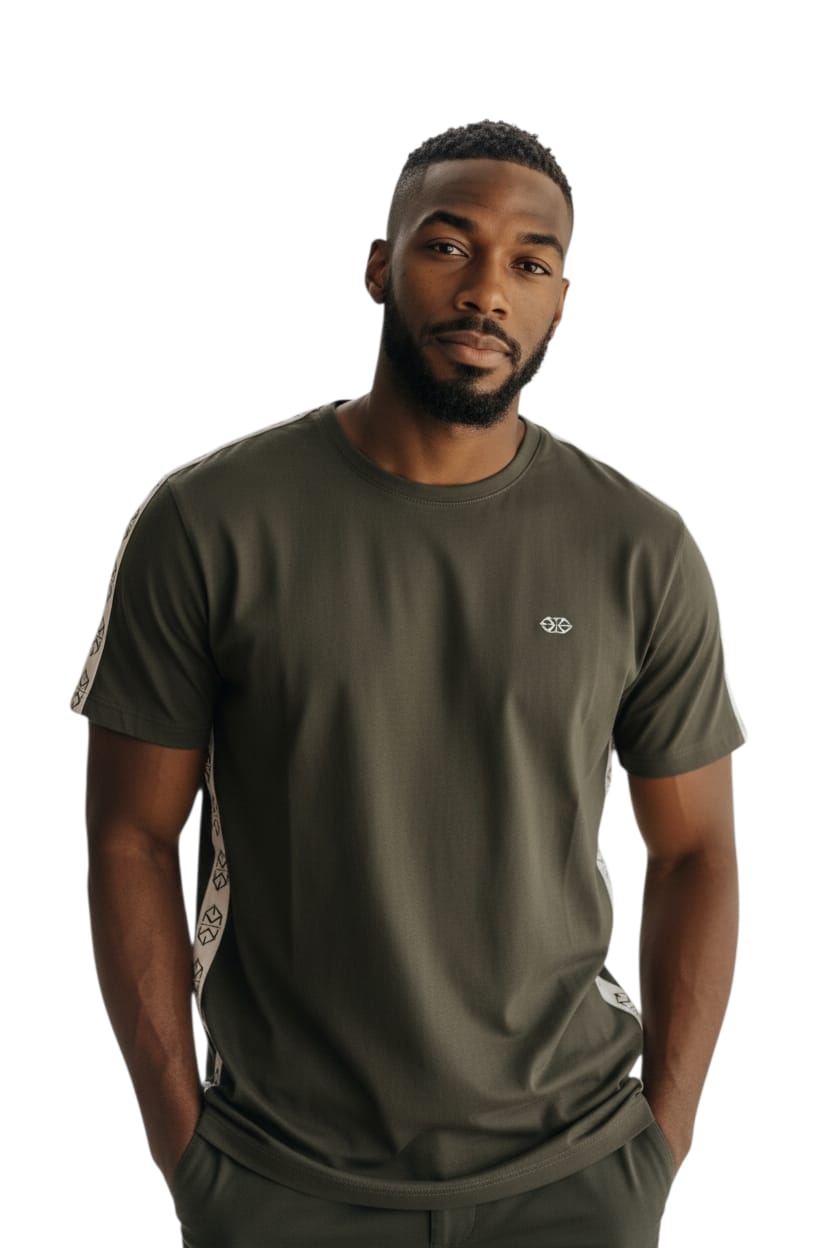 T-shirt à bande logo